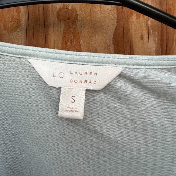 Lauren Conrad Gray Wrap-Tie Dress (Size S) - Picture 3 of 4